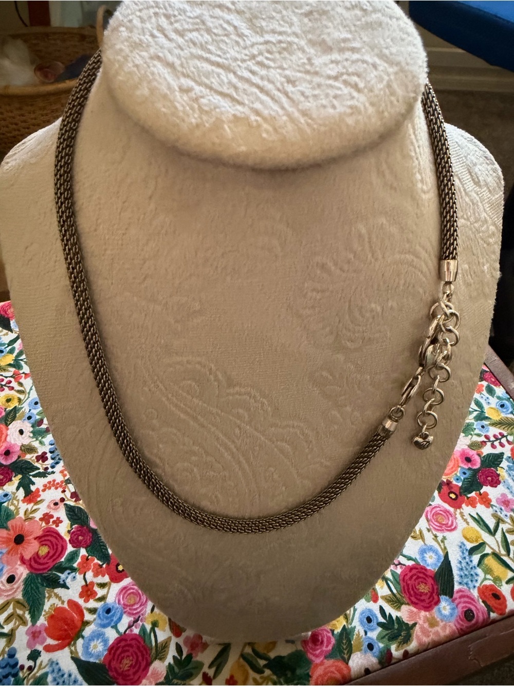 Brighton Silver Tone Mesh Chain